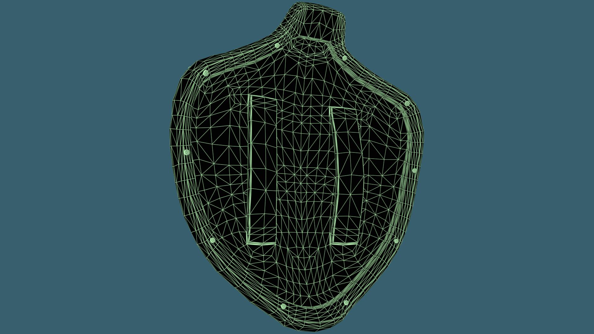 ShieldBack Wireframe