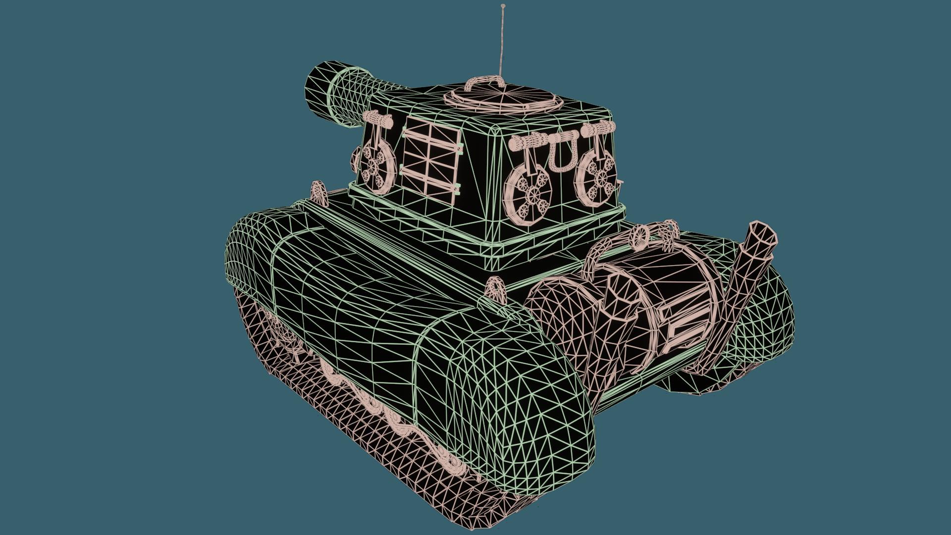 TankBack New Wireframe